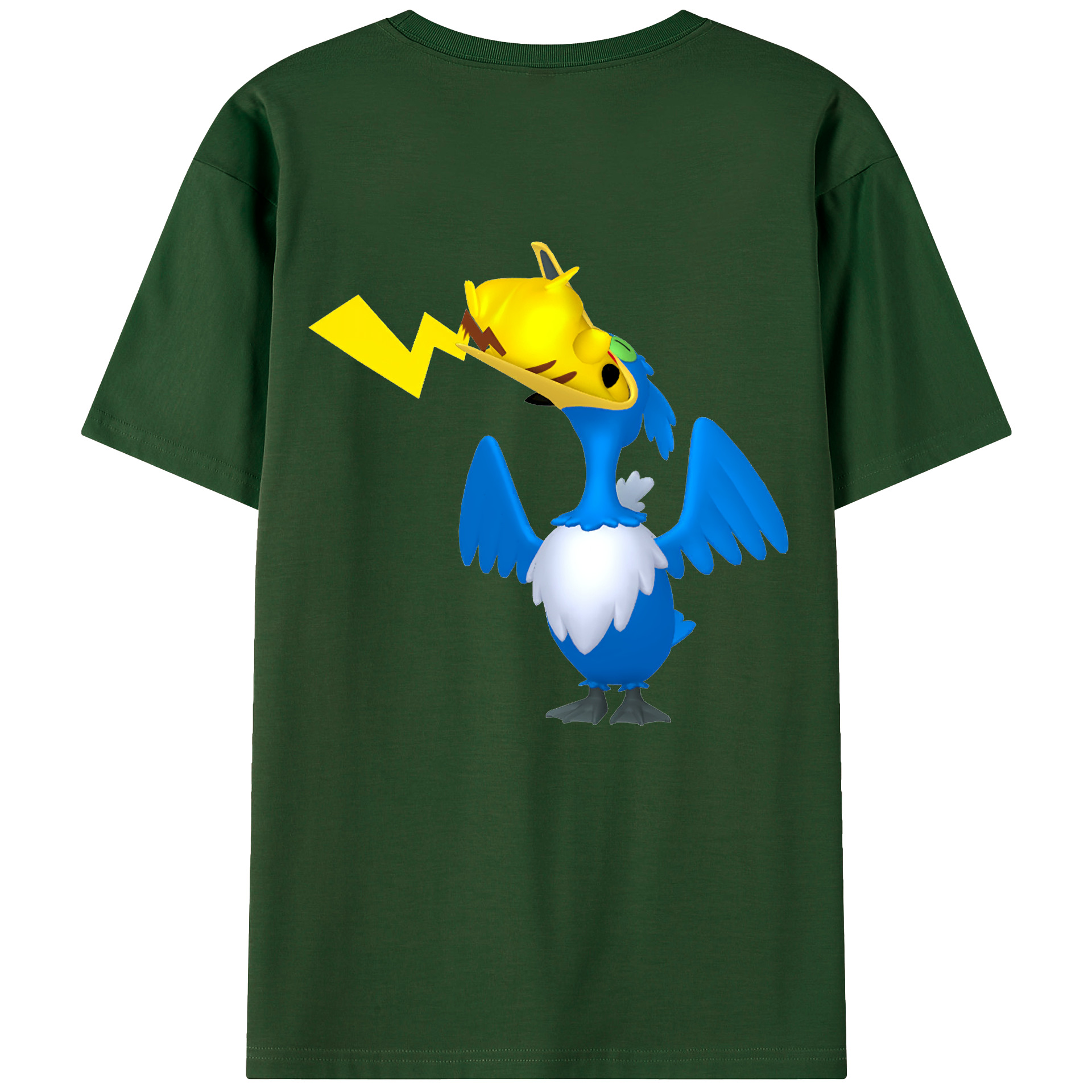 （画像用） ポケットモンスター Pokémon 綿100％半袖Tシャツ（背面プリント）